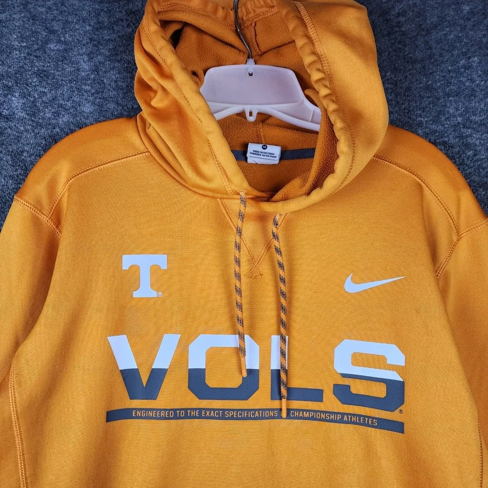 Tennessee Nike Hoodie Mens M Volunteers Orange NCAA Football Therma-FIT EUC